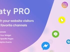 Chaty Pro with your website visitors via their favorite channels like WhatsApp chat, Facebook Messenger, and more.