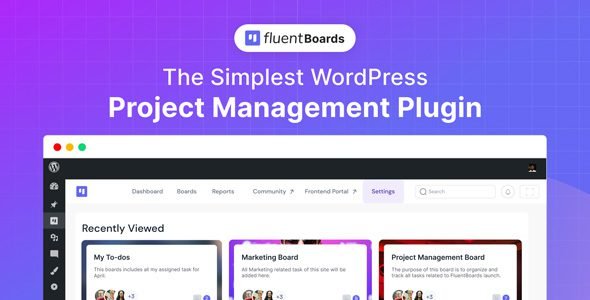 Gain complete control over your projects with Fluent Boards Pro, the simplest solution specifically crafted for WordPress. Get it now and see for yourself.