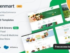 GreenMart is an Organic & Food WooCommerce Theme that is flexible and customizable for setting and changing any elements within minutes via Powerful Theme Options, you also can customize Google fonts without code very easy and simple.