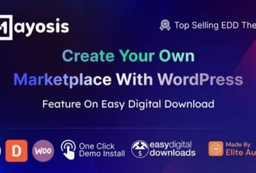 Mayosis allows you to create your own marketplace such as Amazon, eBay, Etsy, Themeforest or CreativeMarket and it takes only a few hours to set up your website and sell goods.