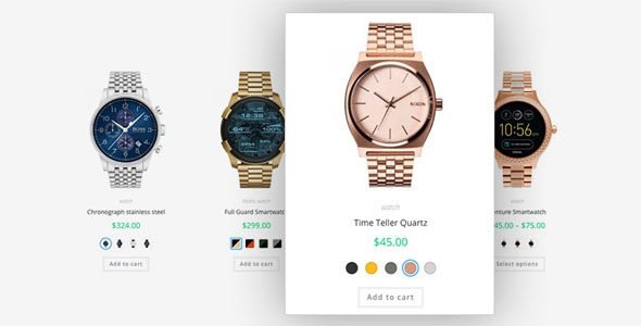WooCommerce Variation Swatches Pro is the most popular attribute variation swatches plugin in the WordPress plugin directory.