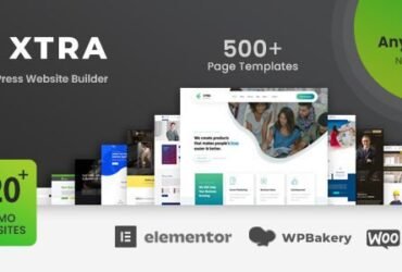 XTRA is a creative, responsive, live drag and drop and easy-to-use WordPress theme for any kind of websites. XTRA Theme allows you to create sites for a wide range of businesses and styles.