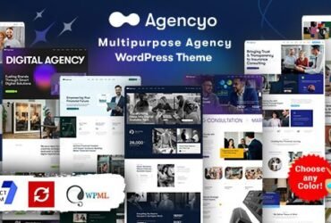 Agencyo WordPress Theme for Multipurpose Agency with predefined web elements which helps you to build your own site.