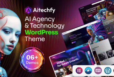 Aitechfy theme boasts an impressive array of over 60 widgets at your disposal, each thoughtfully crafted with a diverse range of layouts and styles.
