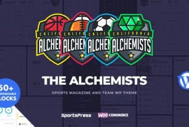 Alchemists is a comprehensive sports team, player, club, league or magazine WordPress theme. SportsPress includes a full suite of tools for you to create and customize your dream sports site, so the sky really is the limit.