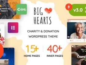 BigHearts non-profitable template and mashable with it GiveWp Donation Plugin. Which is one of the most popular plugin amongst Charity Foundations.