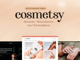 Cosmetsy – Beauty and Cosmetics Shop eCommerce Elementor WooCommerce WordPress Theme is what you need. This amazing theme can help you to build your own cosmetics shop, fashion Stores, beauty Stores, Spa Products Online, Salon Equipments, Makeup Kits, eCommerce Gifts Stores, Clothing Business, and fragrance products.