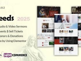 Deeds is aimed at building a progressing website on multiple niches, such as church, religious propagation, nonprofit organization, ministry, church event, church donation or a church fundraising website.