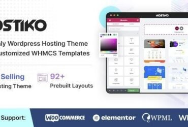 Hostiko Premium Hosting & WHMCS WordPress Theme is specially designed for Web Hosting Companies. Hostiko Free Download Latest Version is built with the latest web technologies with the care of coding quality to make sure the theme works with all browsers and all devices.