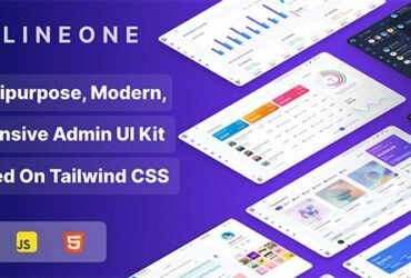Lineone is a powerful, ultra responsive, modern, and flexible UI Kit that can be used to build any modern web application, including a SaaS based interface, custom admin panels, dashboard, CRM, CMS, LMS, chat, AI, Job Board, e-commerce panel and etc.