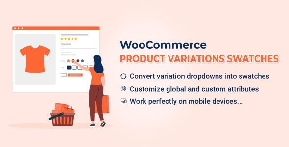 WooCommerce Product Variations Swatches is a variation swatches for WooCommerce plugin that allows you to show the product attributes in the front end the way you design them in the back end.