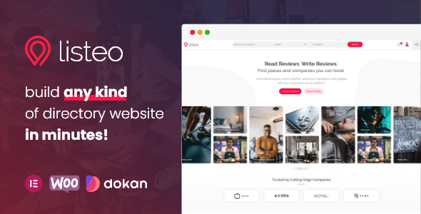 Listeo is all-in-one WordPress directory theme with front-end user dashboard, built-in booking system, multi-vendor marketplace, private messagging and many more gorgeous features!